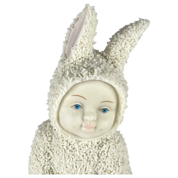 Dept 56 Snowbunnies Figurine A Basket Of Cheer Pink Flowers Easter Snowbabies - Picture 3 of 8